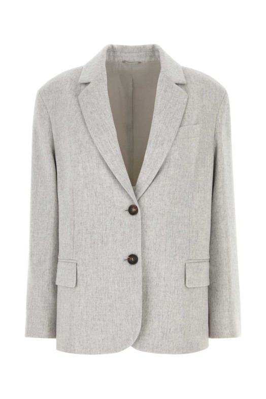 Light grey wool blazer BRUNELLO CUCINELLI (MG5497204P)