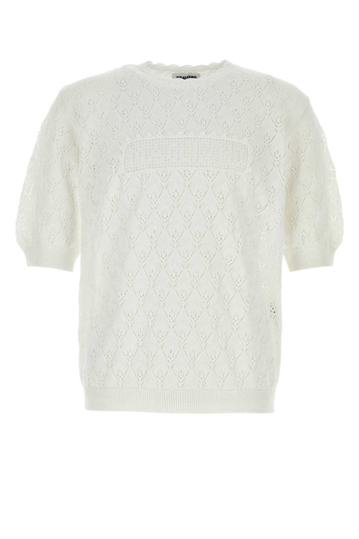 White crochet sweater MAGLIANO (MGSS26TT01180)