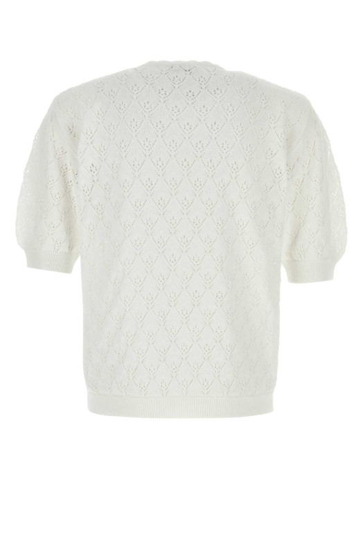 White crochet sweater MAGLIANO (MGSS26TT01180)