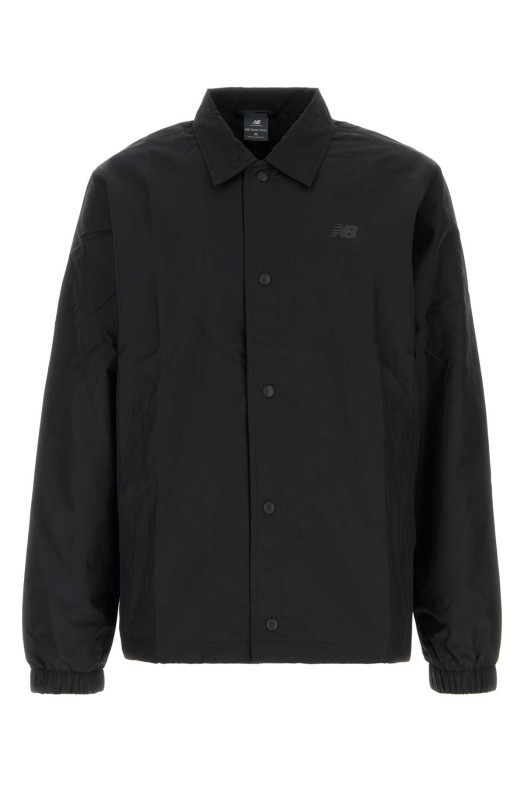 Black polyester jacket Black NEW BALANCE (MJ61U6AJBK)
