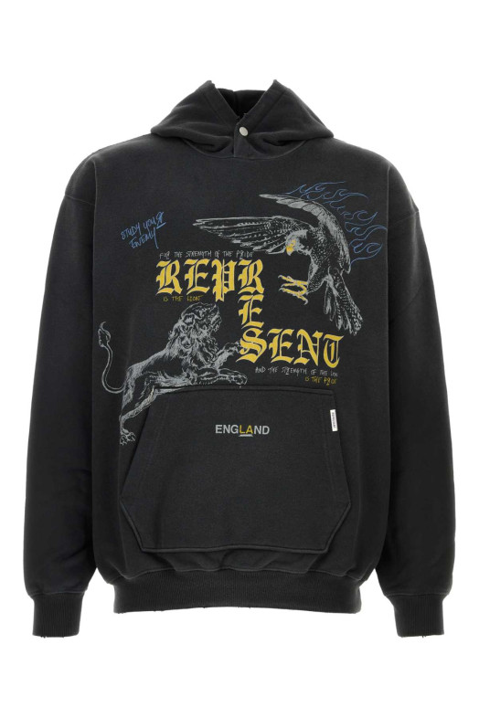 Slate cotton sweatshirt REPRESENT (MLM101185)