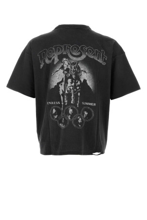 Slate cotton blend t-shirt REPRESENT (MLM101223)