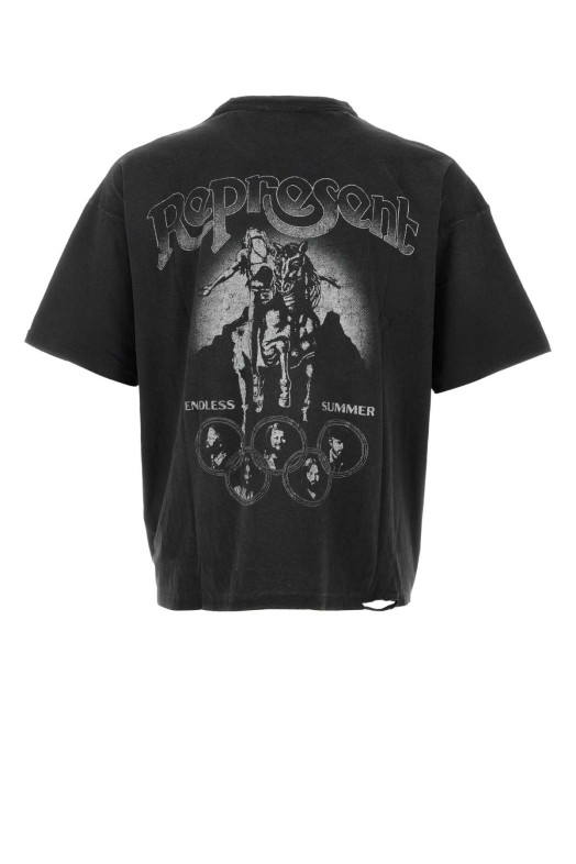 Slate cotton blend t-shirt REPRESENT (MLM101223)
