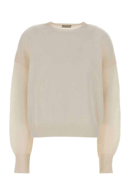 Ivory cashmere Modena sweater LE KASHA (MODENA)