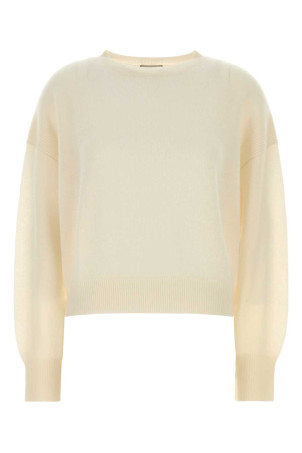 White cashmere Modena sweater LE KASHA (MODENAB)