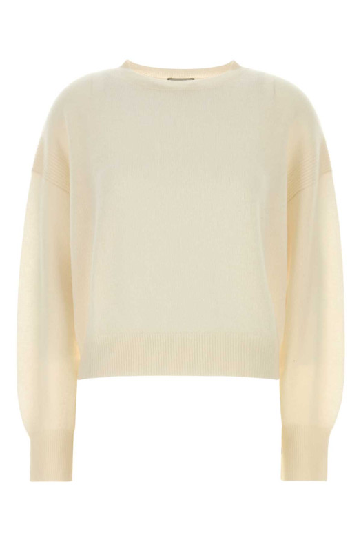 White cashmere Modena sweater LE KASHA (MODENAB)