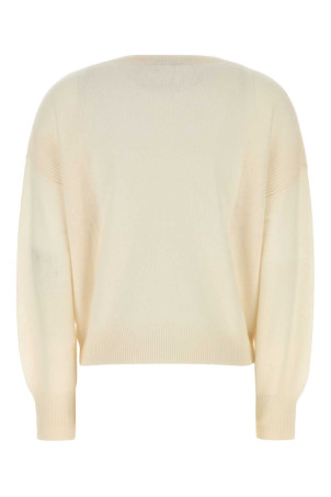 White cashmere Modena sweater LE KASHA (MODENAB)