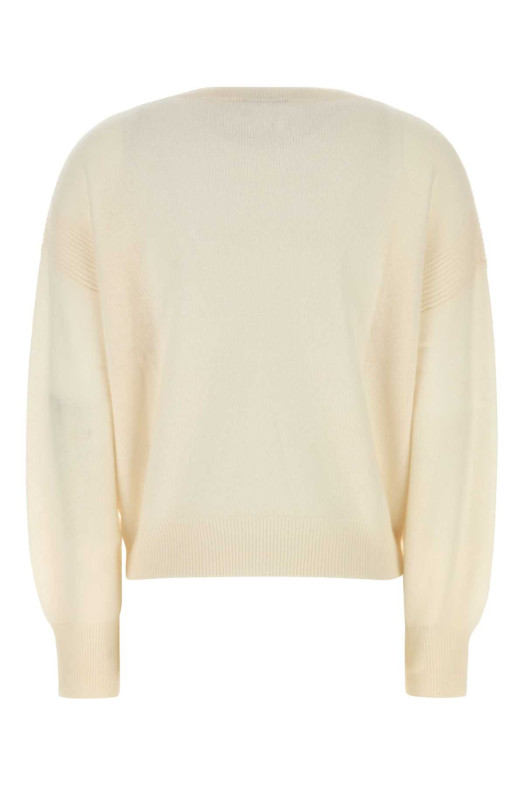 White cashmere Modena sweater LE KASHA (MODENAB)