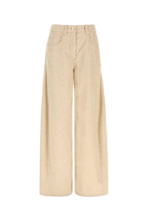 Sand corduroy wide-leg pant BRUNELLO CUCINELLI (MP185P4059)