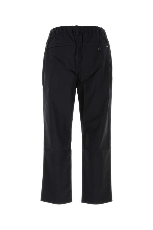 Black stretch cotton blend pant Black NEW BALANCE (MP51563BK)