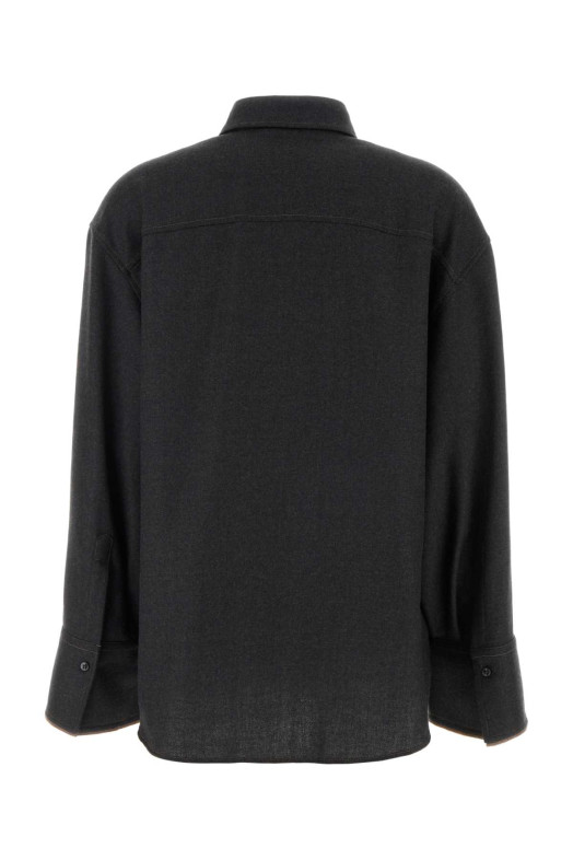 Graphite wool shirt BRUNELLO CUCINELLI (MP550M1M06)