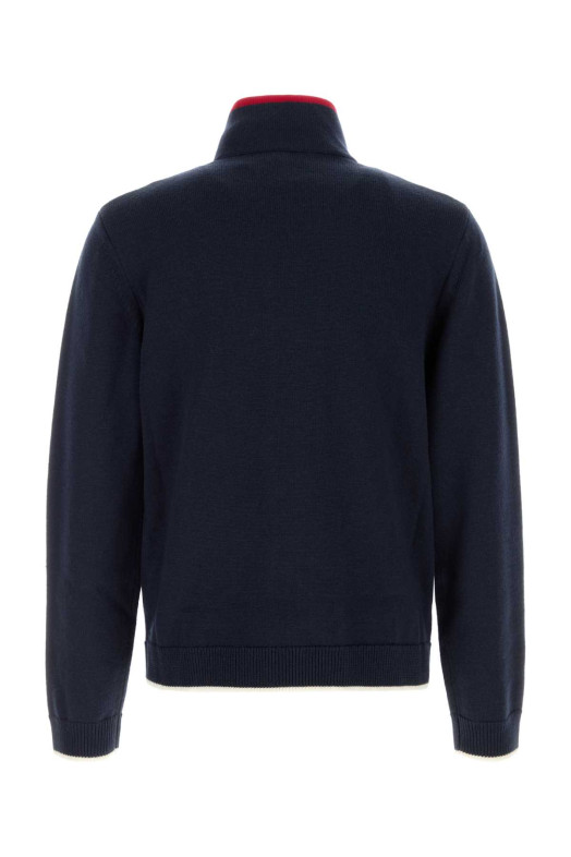 Navy blue wool cardigan Blue CASABLANCA (MPF26KW84501)