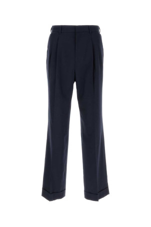 Navy blue wool pant Blue CASABLANCA (MPS25TR25701)