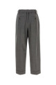 Grey stretch wool blend pant BRUNELLO CUCINELLI (MPW07P8995)