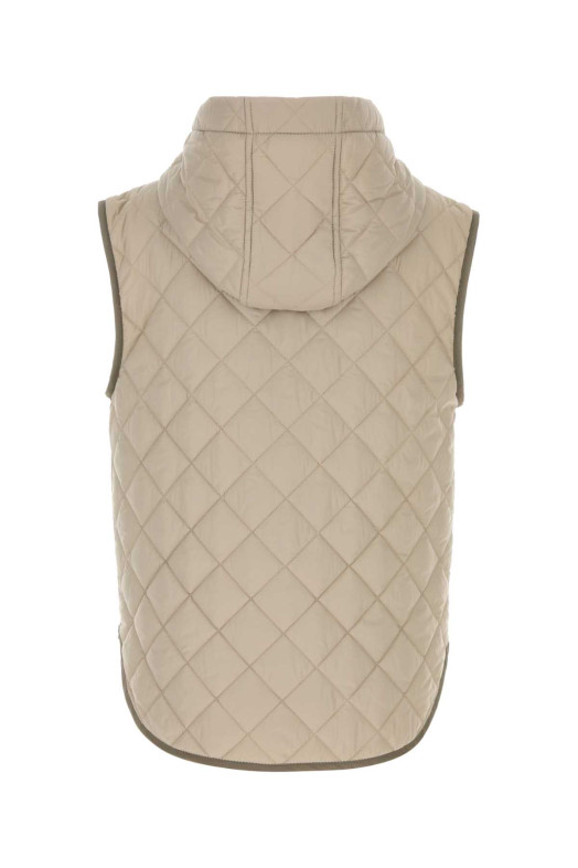 Sand nylon sleeveless jacket BRUNELLO CUCINELLI (MR4057999P)