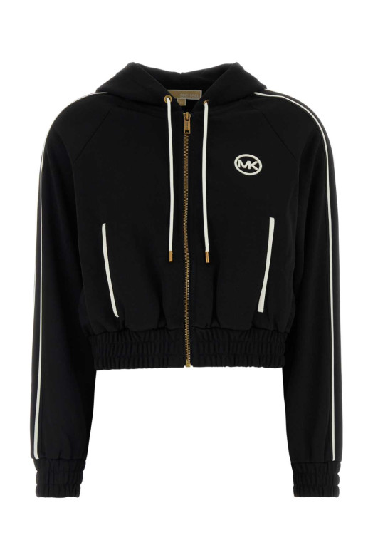 Black tech fabric sweatshirt MICHAEL BY MICHAEL KORS (MR651X2K8N)