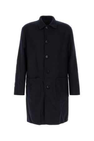 Navy blue wool blend reversibile coat ETRO (MRAA003599TUBR9)