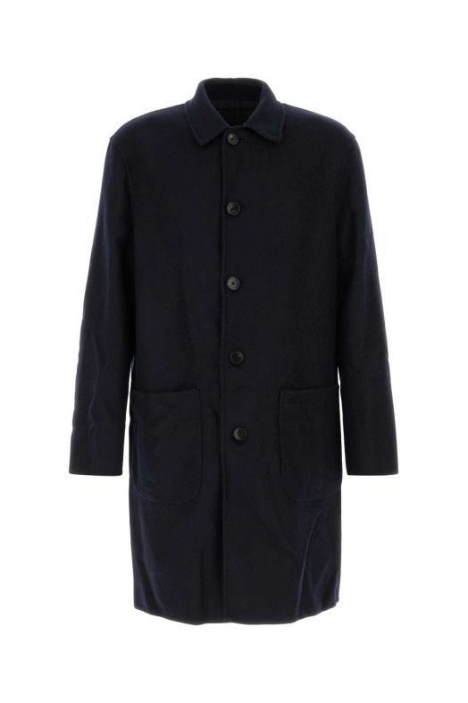 Navy blue wool blend reversibile coat ETRO (MRAA003599TUBR9)