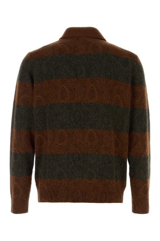 Embroidered wool polo shirt ETRO (MRKF0028AK1CV)
