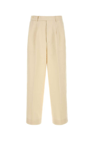 Cream viscose blend wide-leg pant Beige BODE (MRS26BT023)