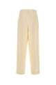 Cream viscose blend wide-leg pant Beige BODE (MRS26BT023)