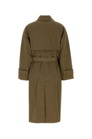 Army green cotton blend trench coat MICHAEL BY MICHAEL KORS (MS620FLKMY)