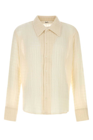 Cream cotton Ignacio shirt SEFR (MSS25IGNACIOCLO)