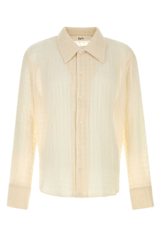 Cream cotton Ignacio shirt SEFR (MSS25IGNACIOCLO)