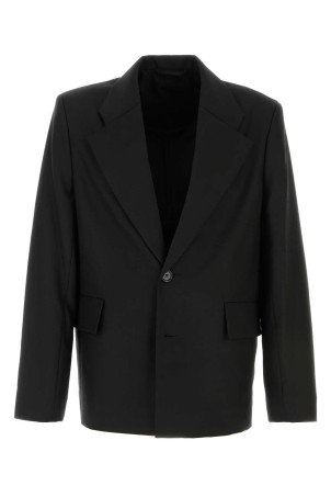 Black twill blazer SEFR (MSS26AMAREFINB)