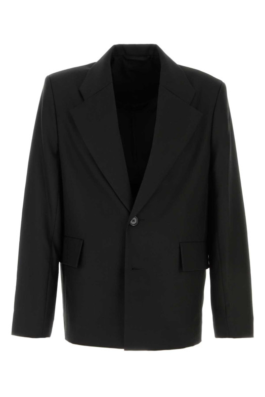 Black twill blazer SEFR (MSS26AMAREFINB)