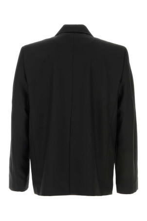 Black twill blazer SEFR (MSS26AMAREFINB)
