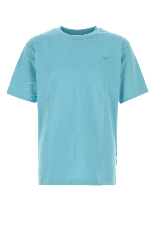 Turquoise cotton t-shirt NEW BALANCE (MT41533AAY)
