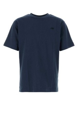 Navy blue cotton t-shirt Blue NEW BALANCE (MT41533NNY)