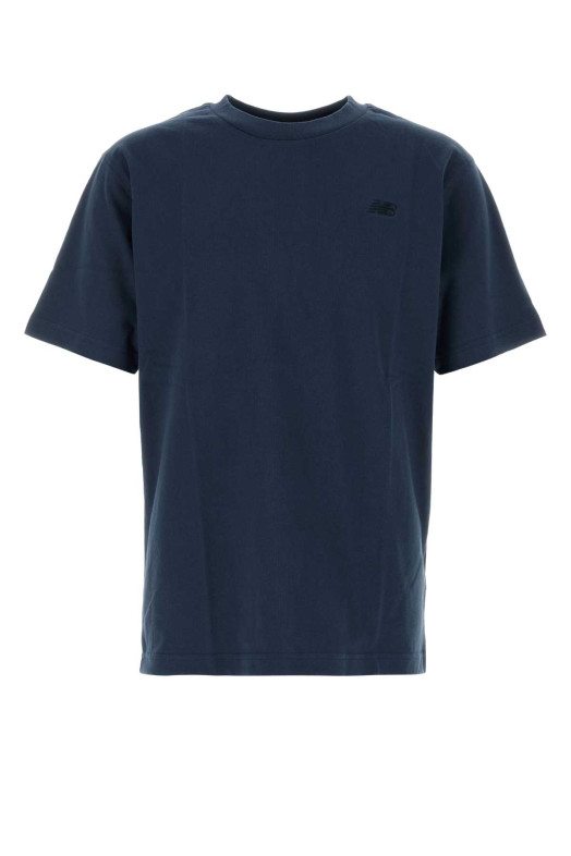 Navy blue cotton t-shirt Blue NEW BALANCE (MT41533NNY)