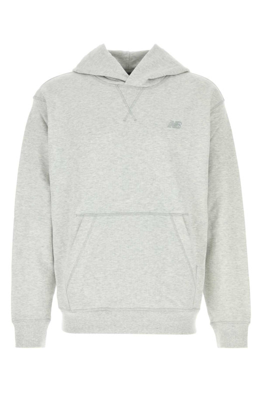 Melange light grey cotton sweatshirt NEW BALANCE (MT41534AHH)