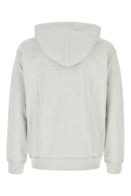 Melange light grey cotton sweatshirt NEW BALANCE (MT41534AHH)