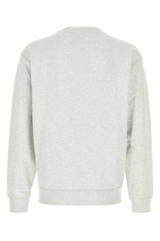 Melange grey cotton blend sweatshirt NEW BALANCE (MT41547AHH)