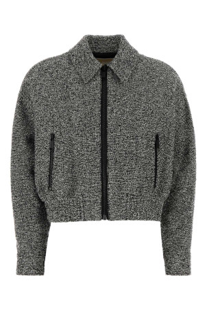 Two-tone tweed bomber jacket MICHAEL BY MICHAEL KORS (MT620LUH6U)