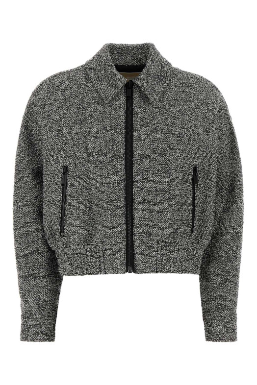 Two-tone tweed bomber jacket MICHAEL BY MICHAEL KORS (MT620LUH6U)