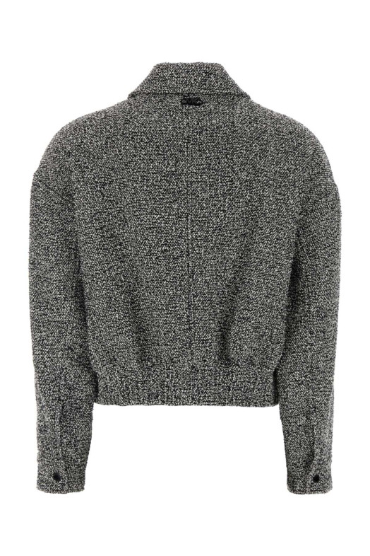 Two-tone tweed bomber jacket MICHAEL BY MICHAEL KORS (MT620LUH6U)