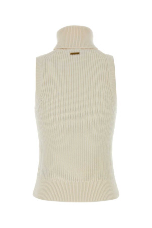 Ivory wool blend vest MICHAEL BY MICHAEL KORS (MT661JFKDX)