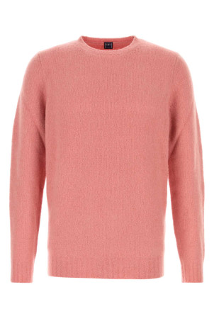 Salmon stretch wool blend sweater FEDELI (MU006406)