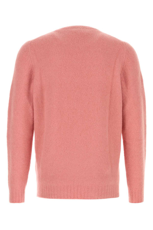 Salmon stretch wool blend sweater FEDELI (MU006406)