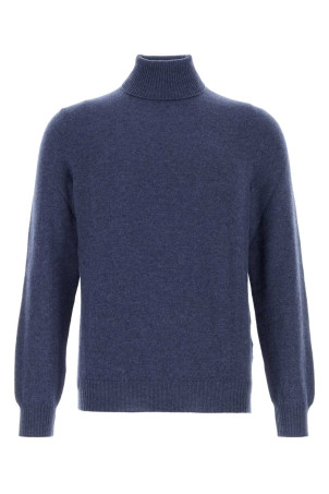 Air Force blue cashmere sweater FEDELI (MU007086)