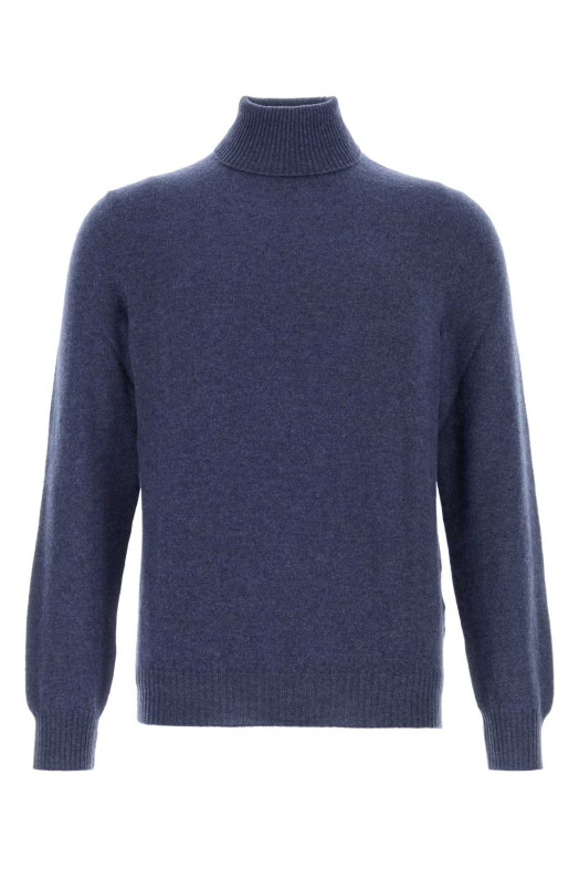 Air Force blue cashmere sweater FEDELI (MU007086)