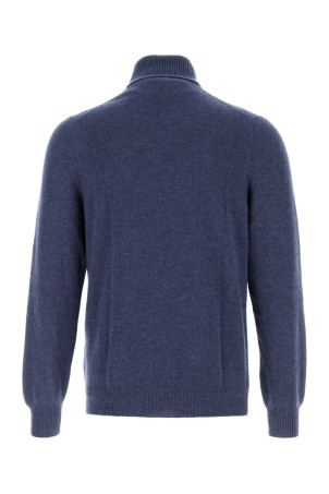 Air Force blue cashmere sweater FEDELI (MU007086)