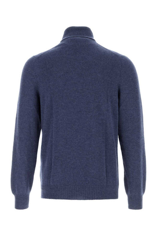Air Force blue cashmere sweater FEDELI (MU007086)