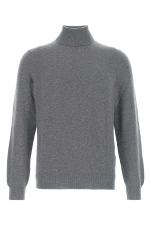 Grey cashmere sweater FEDELI (MU007086)