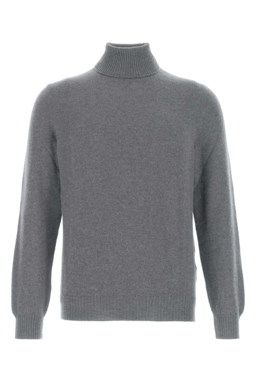 Grey cashmere sweater FEDELI (MU007086)