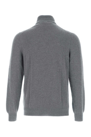 Grey cashmere sweater FEDELI (MU007086)